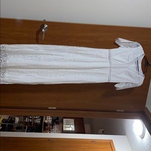 white lace summer dress